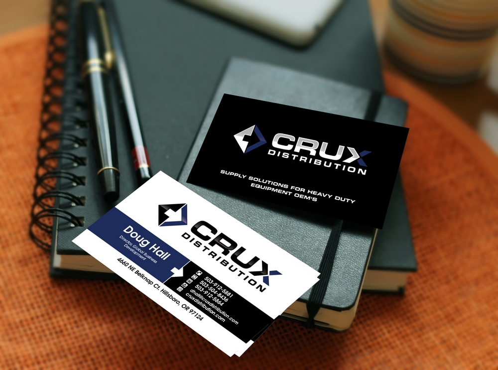Crux Distribution logo design by abss