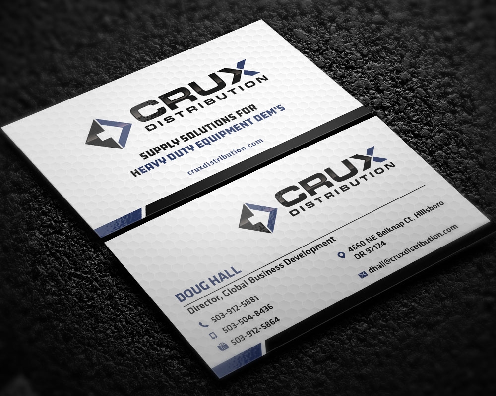 Crux Distribution logo design by scriotx