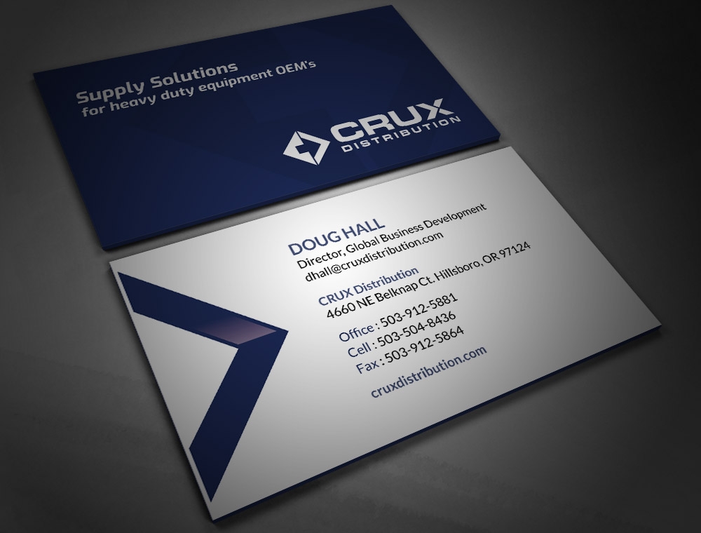 Crux Distribution logo design by fritsB