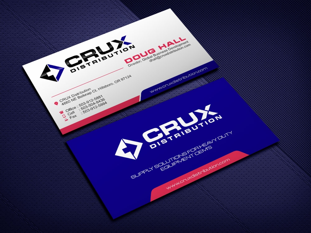 Crux Distribution logo design by zinnia