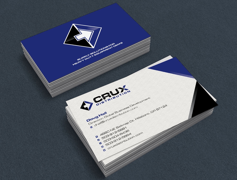 Crux Distribution logo design by SOLARFLARE