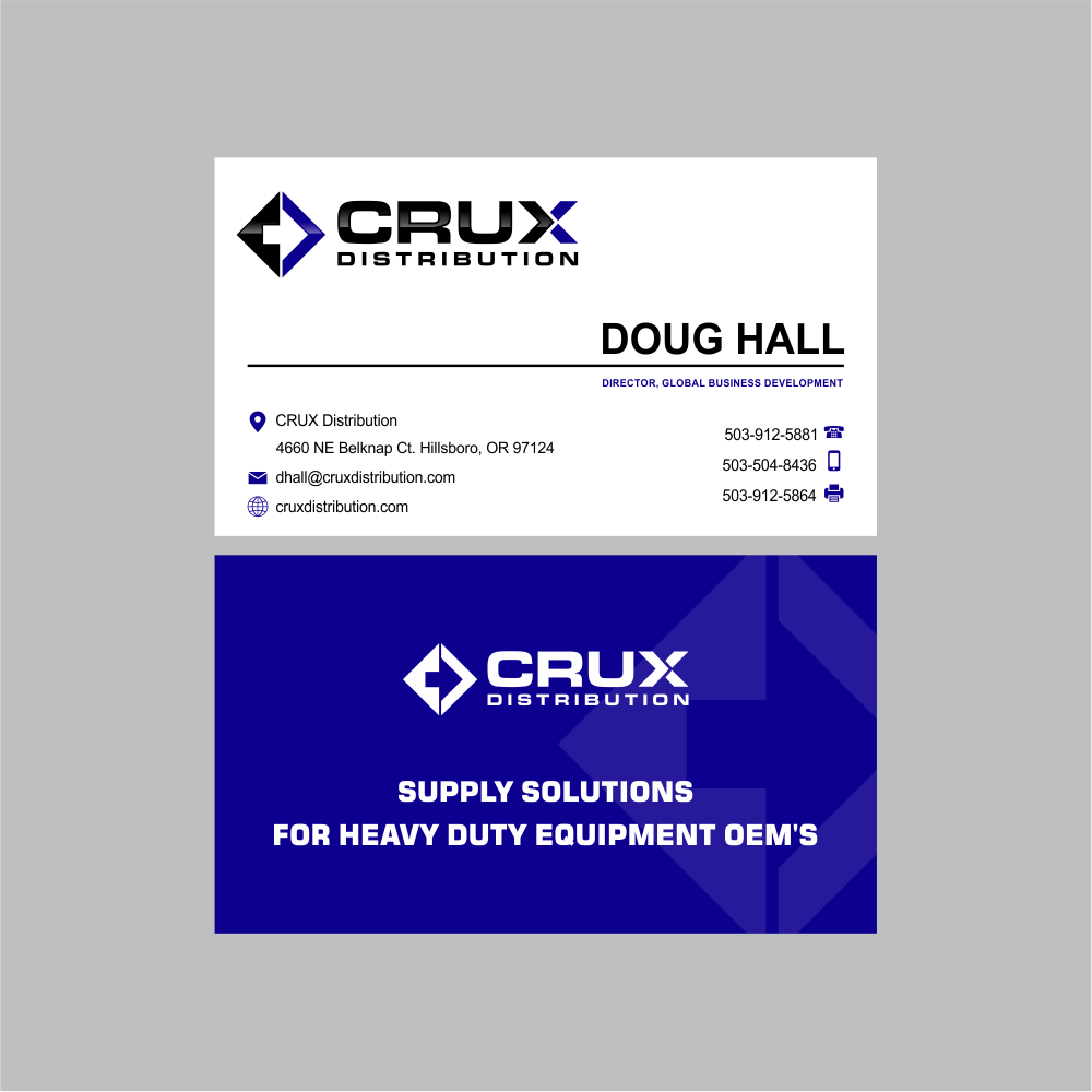 Crux Distribution logo design by Al-fath