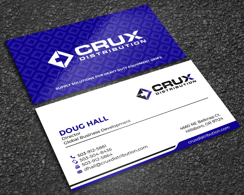 Crux Distribution logo design by Boomstudioz