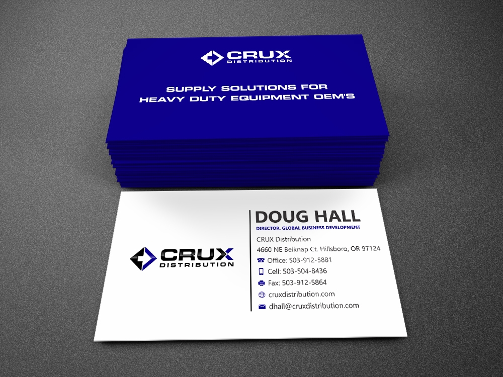 Crux Distribution logo design by Al-fath