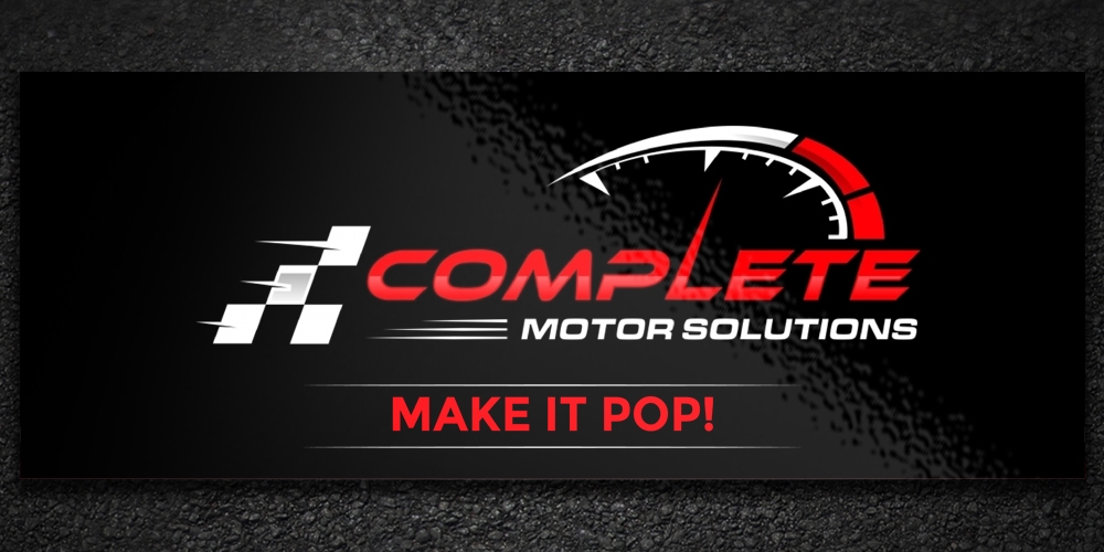 Complete Motor Solutions logo design by Boomstudioz