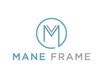m mane frame logo design by treemouse