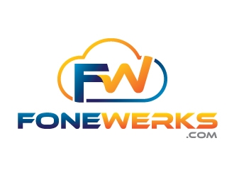 FoneWerks.com logo design by REDCROW