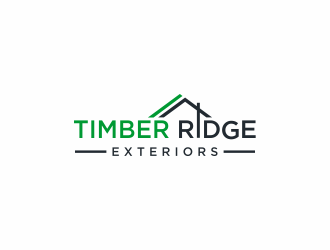 Timber Ridge Exteriors logo design by menanagan