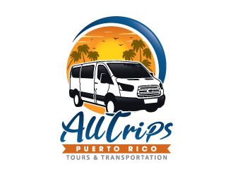AllTrips Puerto Rico logo design by JMikaze