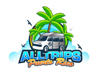 AllTrips Puerto Rico logo design by mawanmalvin
