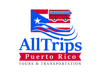 AllTrips Puerto Rico logo design by BeDesign