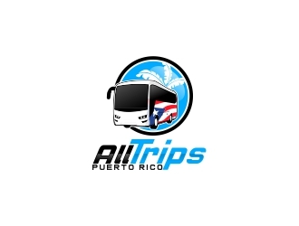 AllTrips Puerto Rico logo design by MRANTASI