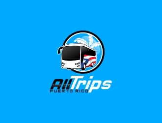 AllTrips Puerto Rico logo design by MRANTASI
