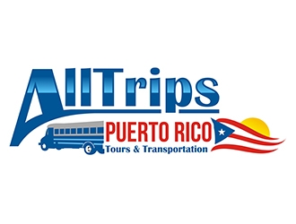 AllTrips Puerto Rico logo design by gitzart