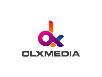 OLXMEDIA logo design by mawanmalvin