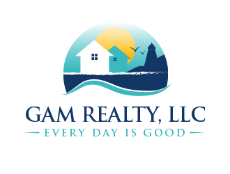 GAM REALTY, LLC logo design by BeDesign