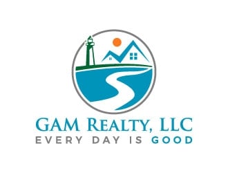 GAM REALTY, LLC logo design by J0s3Ph