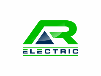 A R Electric logo design by ammad