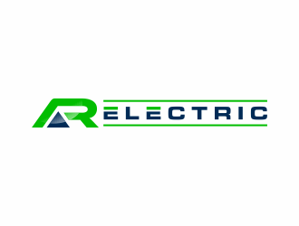 A R Electric logo design by ammad