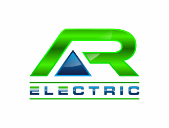 A R Electric logo design by ammad