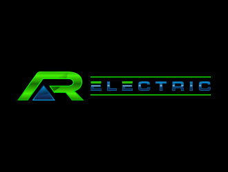 A R Electric logo design by ammad