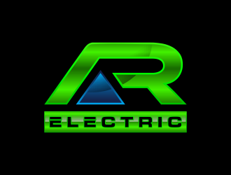 A R Electric logo design by ammad
