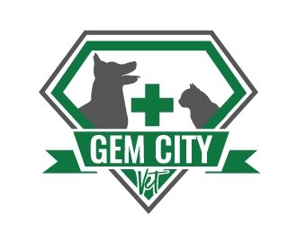 Gem City Vet logo design by d1ckhauz