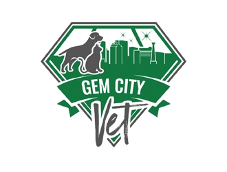 Gem City Vet logo design by neonlamp