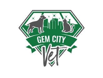Gem City Vet logo design by neonlamp