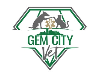 Gem City Vet logo design by DreamLogoDesign
