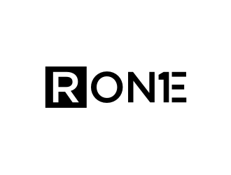 R1, Rone, the letter R   1 in digit or text form, prefer to have it one logo design by asyqh