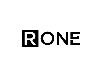 R1, Rone, the letter R   1 in digit or text form, prefer to have it one logo design by asyqh