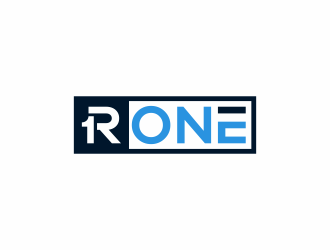 R1, Rone, the letter R   1 in digit or text form, prefer to have it one logo design by goblin
