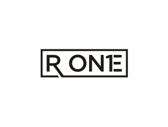 R1, Rone, the letter R   1 in digit or text form, prefer to have it one logo design by Zeratu