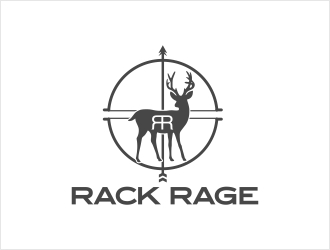 Rack Rage logo design by Shabbir