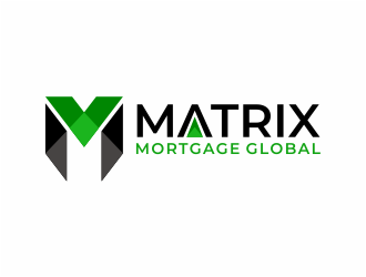 Matrix mortgage global  logo design by mutafailan