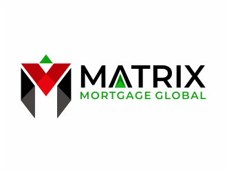 Matrix mortgage global  logo design by mutafailan