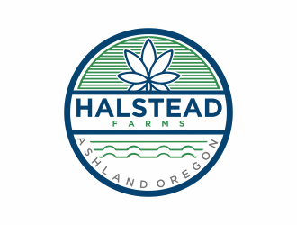 Halstead Farms logo design by Mahrein
