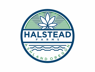 Halstead Farms logo design by Mahrein