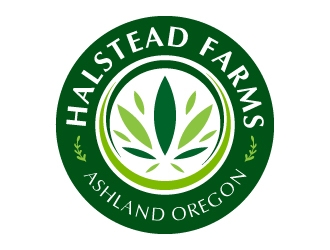 Halstead Farms logo design by akilis13