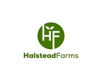 Halstead Farms logo design by kopipanas