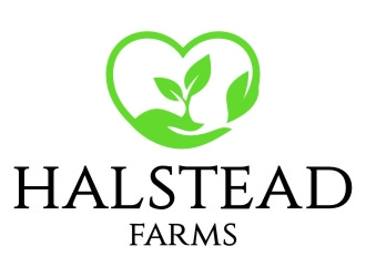 Halstead Farms logo design by jetzu