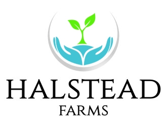 Halstead Farms logo design by jetzu
