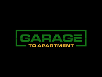 garage to apartment logo design by alby