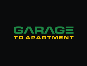 garage to apartment logo design by mbamboex