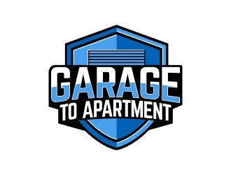 garage to apartment logo design by b3no