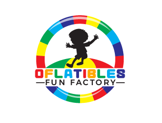 OFLATIBLES FUN FACTORY logo design by justin_ezra