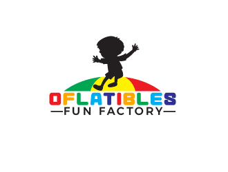 OFLATIBLES FUN FACTORY logo design by justin_ezra