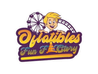 OFLATIBLES FUN FACTORY logo design by uttam