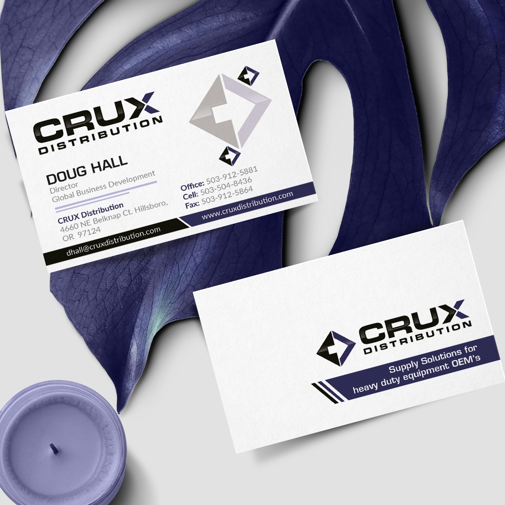 Crux Distribution logo design by DreamLogoDesign